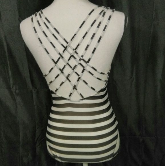 SWIMWEAR | Striped One Piece Swimsuit! - Picture 3 of 6